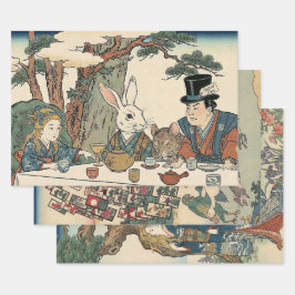 Alice Lost in Japan | Ukiyo-e Inpakpapier Vel