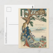 Alice Lost in Japan | Ukiyo-e Mad Journey Briefkaart (Voorkant / Achterkant)