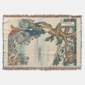 Alice Lost in Japan | Ukiyo-e Mad Journey Deken (Voorkant)