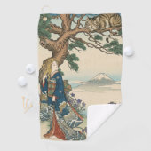 Alice Lost in Japan | Ukiyo-e Mad Journey Golfhanddoek (Insitu)