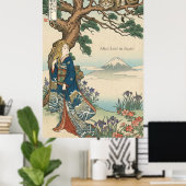 Alice Lost in Japan | Ukiyo-e Mad Journey Poster (Thuiskantoor)