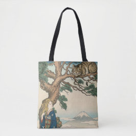 Alice Lost in Japan | Ukiyo-e Mad Journey Tote Bag
