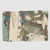 Alice Lost in Japan | Ukiyo-e Mad Tea Party Golfhanddoek (Horizontaal)