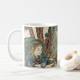 Alice Lost in Japan | Ukiyo-e Mad Tea Party Koffiemok