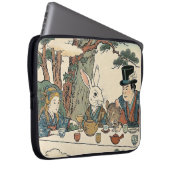 Alice Lost in Japan | Ukiyo-e Mad Tea Party Laptop Sleeve (Voorkant Rechts)