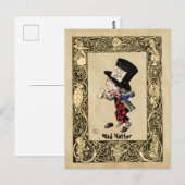 Alice - Mad Hatter 1865 Briefkaart (Voorkant / Achterkant)