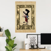 Alice - Mad Hatter 1865 Poster (Thuiskantoor)