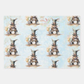 Alice, Mad Hatter en White Rabbit Inpakpapier Vel (Voorkant 3)