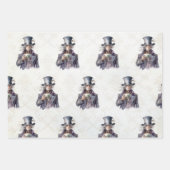 Alice, Mad Hatter en White Rabbit Inpakpapier Vel (Voorkant 2)