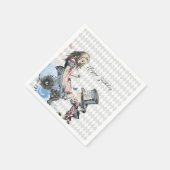 Alice & Mad Hatter Servet (Hoek)