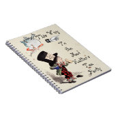 Alice - Mad Hatter Tea Party 1865 Notitieboek (Rechterzijde)