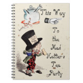 Alice - Mad Hatter Tea Party 1865 Notitieboek (Voorkant)