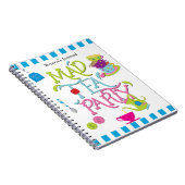 Alice Mad Tea Party Wonderland Whimsical Notitieboek (Rechterzijde)