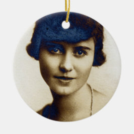Alice Marion McPherrin 1917 huwelijksdag Keramisch Ornament