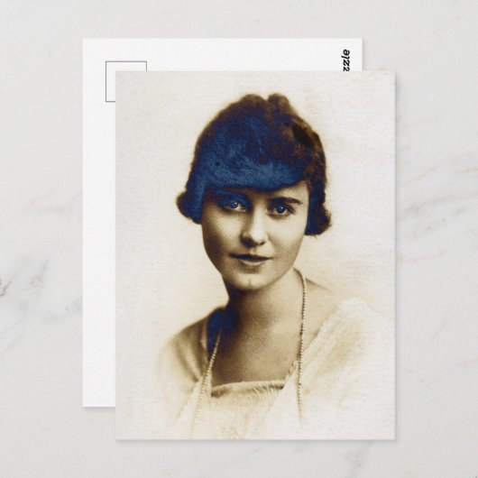 Alice Marion McPherrin Swigert 1917 portret Briefkaart (Voorkant / Achterkant)