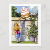 Alice Meets Humpty Dumpty in Sprookjesland Briefkaart (Voorkant)