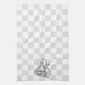 Alice met Caterstyle en White Rabbit Towel Theedoek (Verticaal)