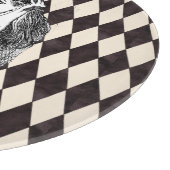 Alice met Crown Harlequin Snijplank (Hoek)