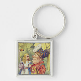 Alice met de Duchess Sleutelhanger