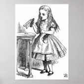 Alice met de fles "Drink me" Poster (Voorkant)
