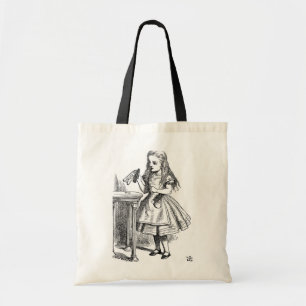 Alice met de fles "Drink me" Tote Bag
