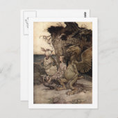 Alice met de Griffin en de Mock Turtle Briefkaart (Voorkant / Achterkant)