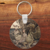 Alice met de Griffin en de Mock Turtle Sleutelhanger (Voorkant)