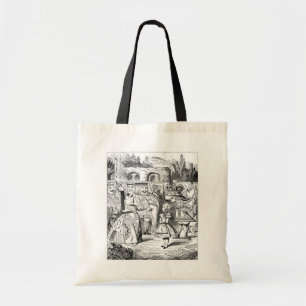 Alice met de Rode Koningin Tote Bag
