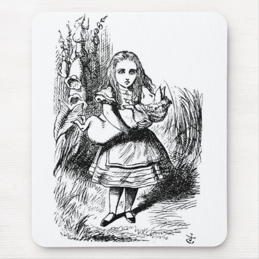 Alice met de varken muismat (Voorkant)
