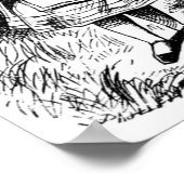 Alice met de varken poster (Hoek)