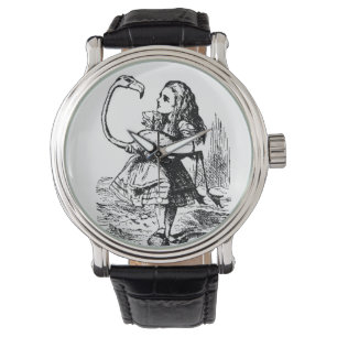 Alice met Flamingo Horloge