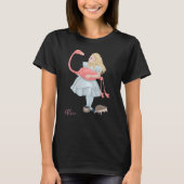 Alice met Flamingo T-shirt (Voorkant)