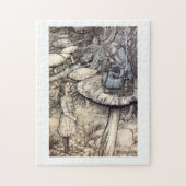 Alice met Hookah die Caterpijler roken Legpuzzel (Verticaal)