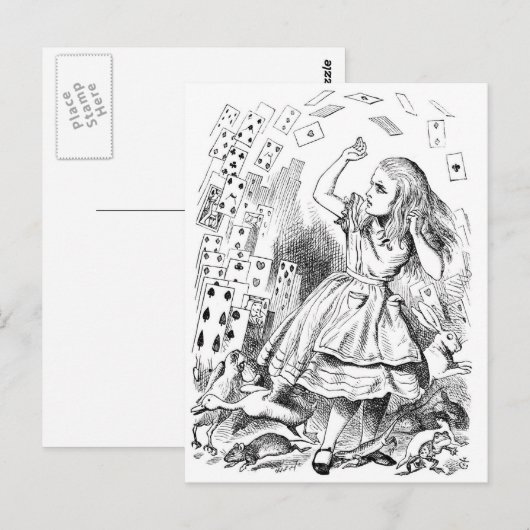 Alice met kaarten (Voorkant / Achterkant)