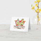 Alice met koning en hartenkoningin Kaart (Gele Bloem)