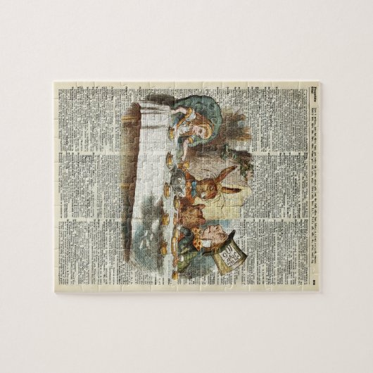 Alice Morning Tea-tijd Legpuzzel (Horizontaal)