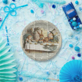 Alice Morning Tea-tijd Papieren Bordje (Feest)