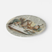 Alice Morning Tea-tijd Papieren Bordje (Gekanteld)