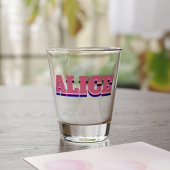 Alice Name Shot Glass Shot Glas