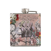 alice nonsens wonderland gordijn heupfles (Achterkant)