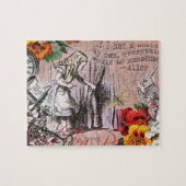 alice nonsens wonderland gordijn legpuzzel (Horizontaal)