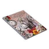 alice nonsens wonderland gordijn notitieboek (Rechterzijde)