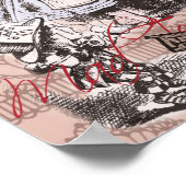 alice nonsens wonderland gordijn poster (Hoek)