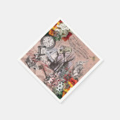 alice nonsens wonderland gordijn servetten (Hoek)