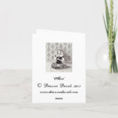Alice - Notecard Kaart (Achterkant)