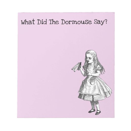 Alice Notitieblok (Voorkant)