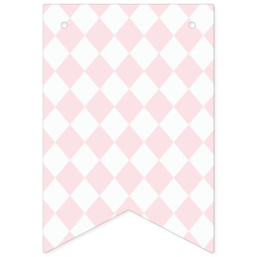 Alice Onederland, 1e verjaardag, maandelijkse foto Vlaggetjes (Eerste vlag)