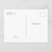 Alice Onederland theefeestje meisje 1 verjaardag U Uitnodiging Briefkaart (Achterkant)