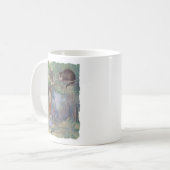 Alice ontmoet Cheshire Cat Koffiemok (Voorkant links)