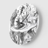 Alice ontmoet de Caterdepijler - Alice in Wonderla Grote Klok (Hoek)